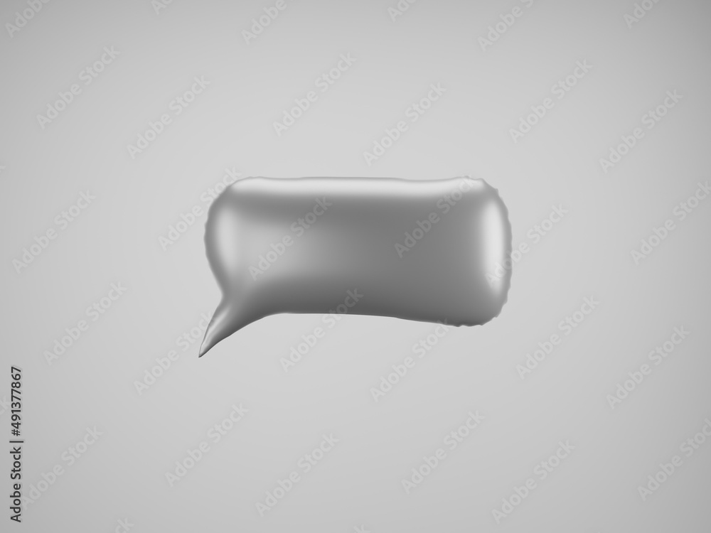 Gray Speech Balloon Gray Speech Balloon