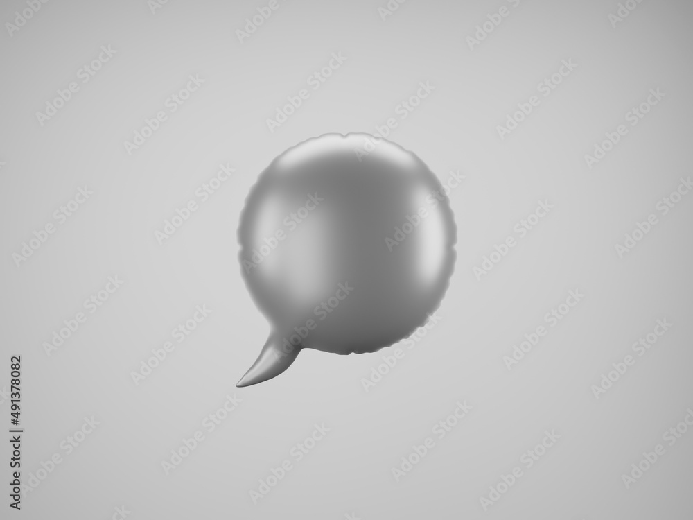 Gray Speech Balloon Gray Speech Balloon
