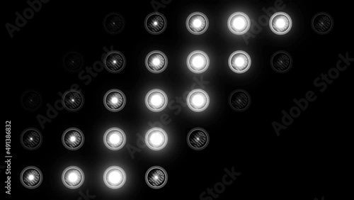 Led_Wall Light. 27_different_transitions. 60_seconds. music clip background. Flasihng light. Spot light. Concert stage light. 4K video