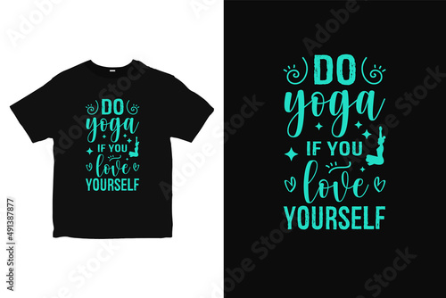 Green Yoga typography T-Shirt design, vintage Quotes clothing design vector