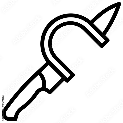 KNIFE line icon