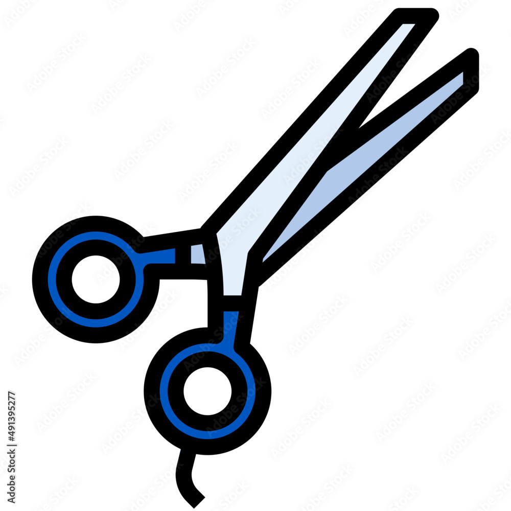 SCISSORS Filled Outline SCISSORS Filled Outline