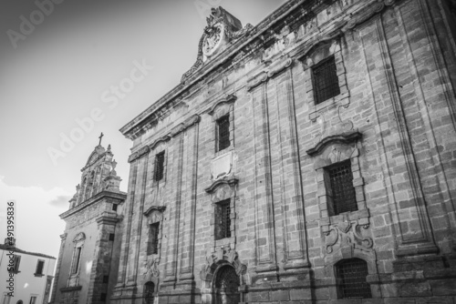 View of the Civic Museum and Sant'Agata Church in Caltagirone, Catania, Sicily, Italy, Europe, World Heritage Site © Simoncountry