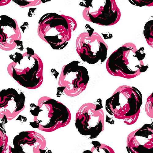 Jaguar Abstract Vector Seamless Pattern. Ethnic