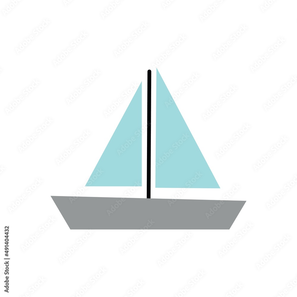 Ship boat vector object isolated Ship boat vector object isolated