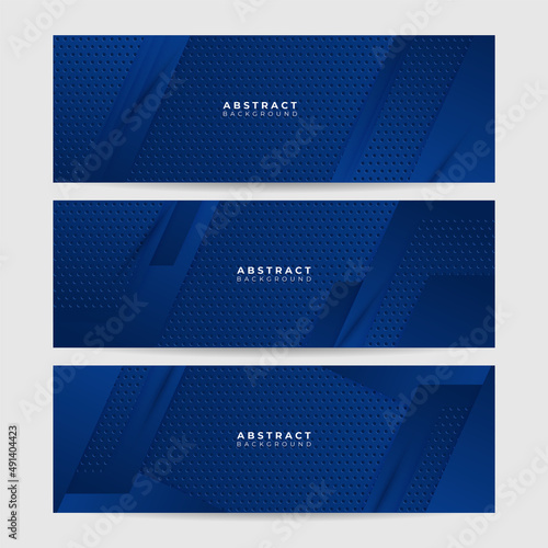 Abstract black blue metallic carbon neutral overlap light hexagon mesh design modern luxury futuristic technology background. Game tech wide banner vector illustration.