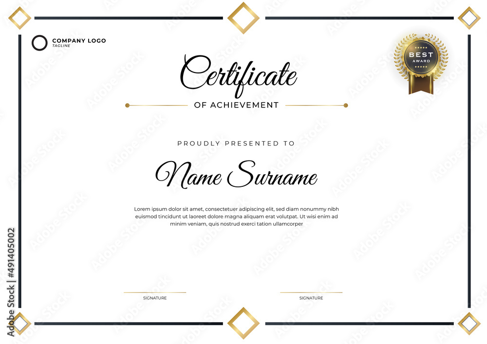 Modern Purple Gold Certificate Template And Border For Award Diploma modern-purple-gold-certificate-template-and-border-for-award-diploma
