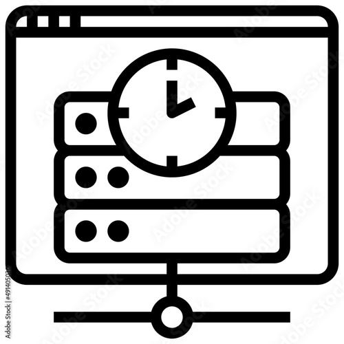 CACHING line icon