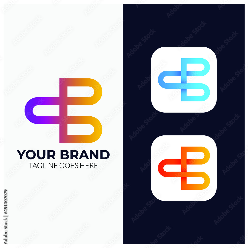 PS Monogram Letter Logo Template PS Monogram Letter Logo Template
