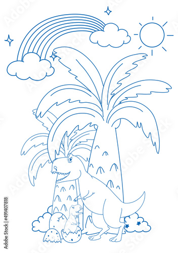 A doodle sketch design on white background