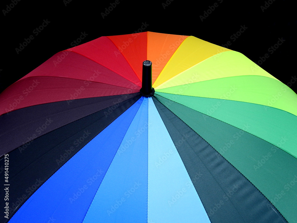 perspective of multicolored umbrella texture perspective of multicolored umbrella texture