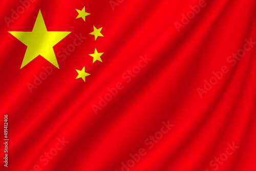 Fotografering China flag
