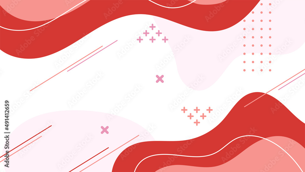 Abstract colorful Memphis flat geometric shapes background. Abstract composition with lines square dot triangle circle and wavy flat style. Design for poster, presentation, card, cover, banner. Abstract colorful Memphis flat geometric shapes background. Abstract composition with lines square dot triangle circle and wavy flat style. Design for poster, presentation, card, cover, banner.