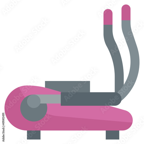 EXERCISE BIKE flat icon