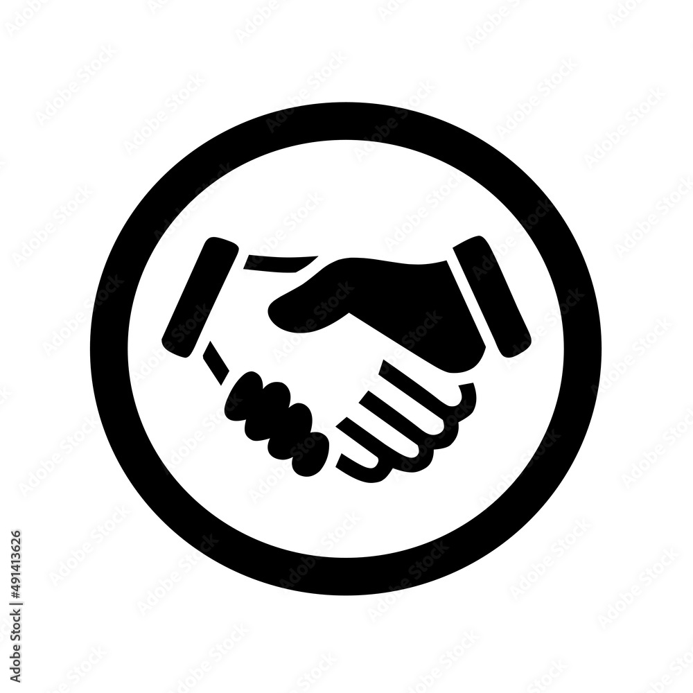 handshake icon vector illustration handshake icon vector illustration