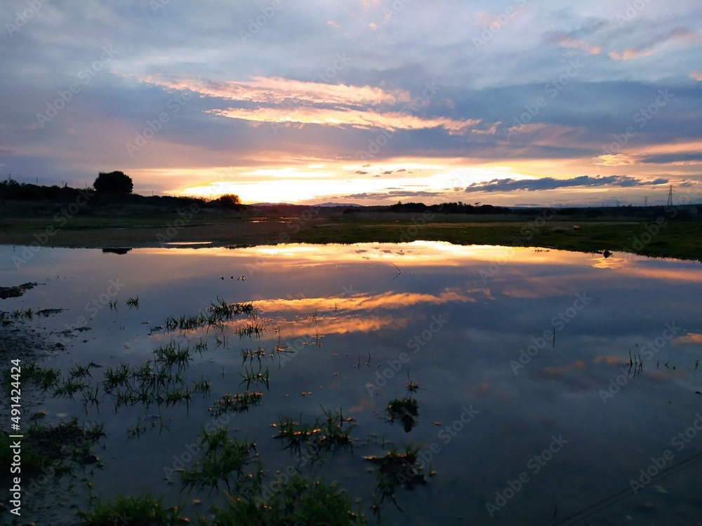 Obraz premium atardecer