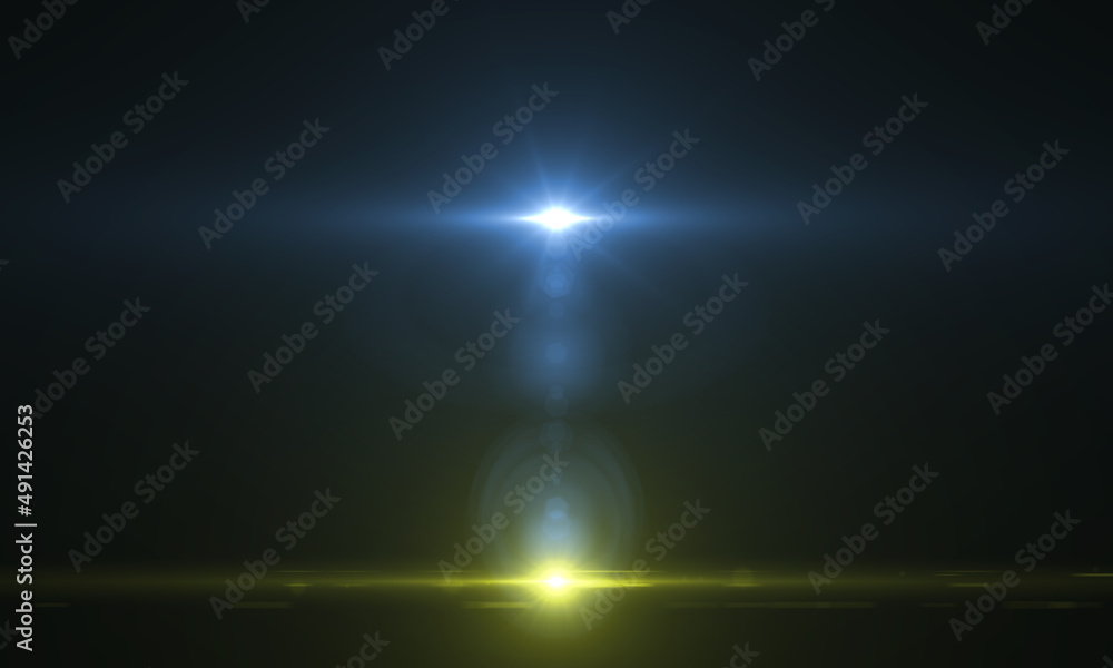 Lens Flare light over background. Easy to add overlay or screen filter over photos Lens Flare light over background. Easy to add overlay or screen filter over photos