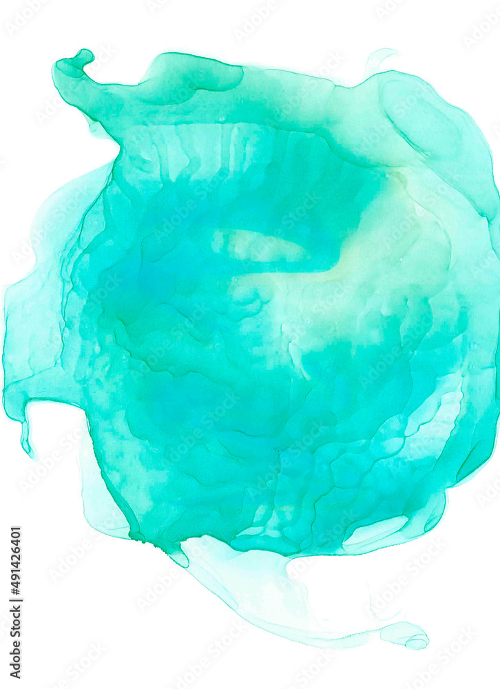 Obraz premium Emerald background for celebratory text or wedding card. Element of delicate aerial pattern for spring design. Bright fresh green grass. Vibrant wallpaper with spirit of the season of awakening nature