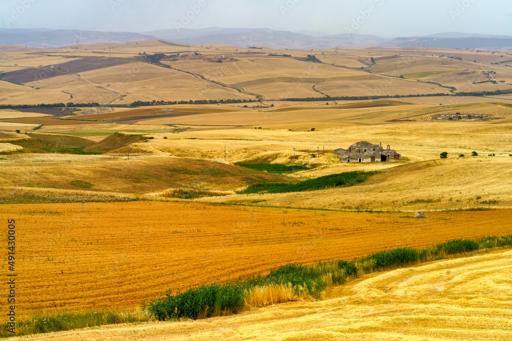 Country landscape near  Gravina in Puglia, Italy