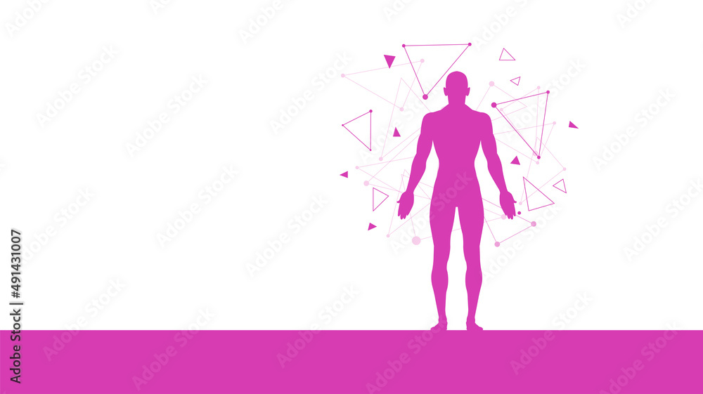 sistema immunitario, corpo umano, silhouette, sistema immunitario, corpo umano, silhouette,