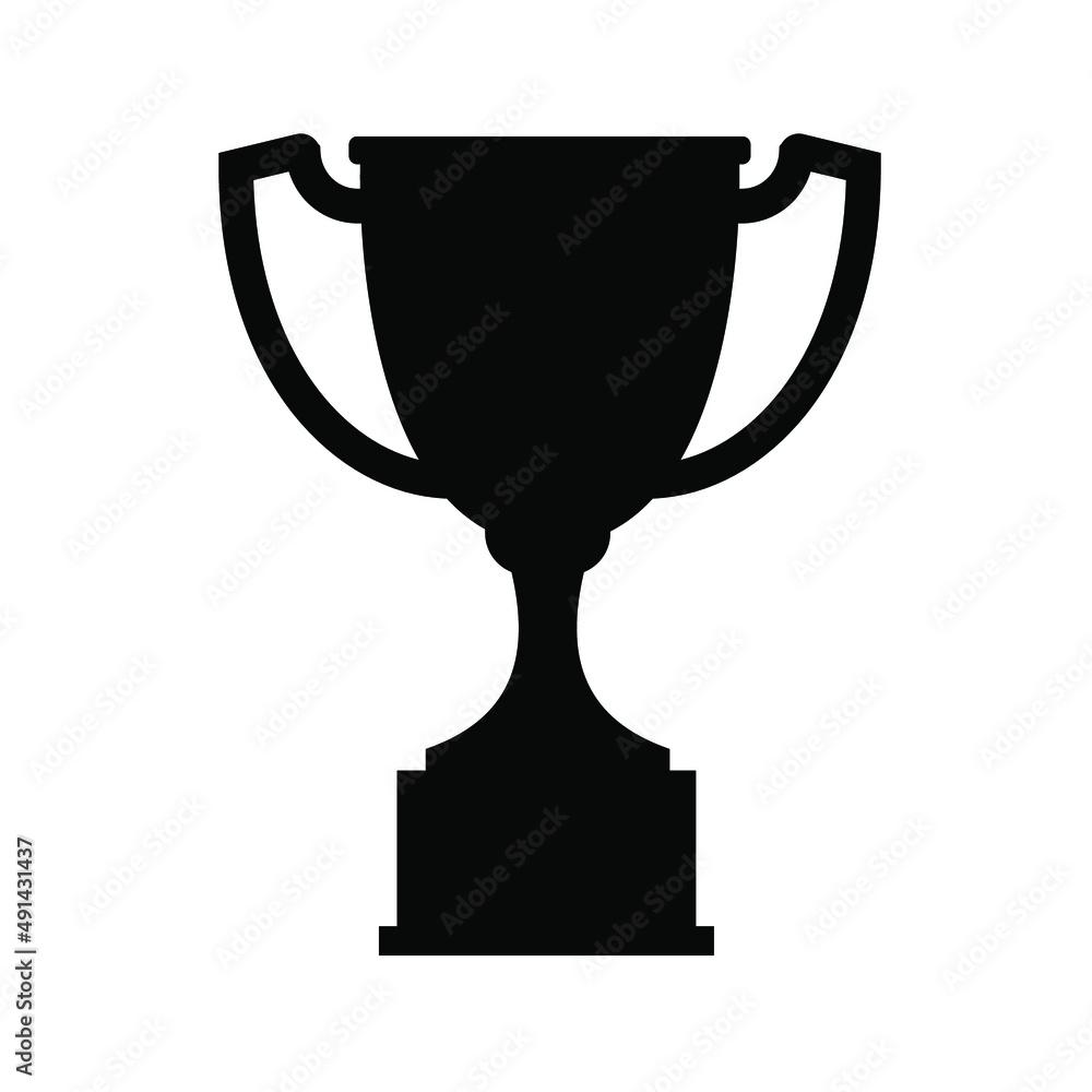 trophy vector isolated on white background trophy vector isolated on white background