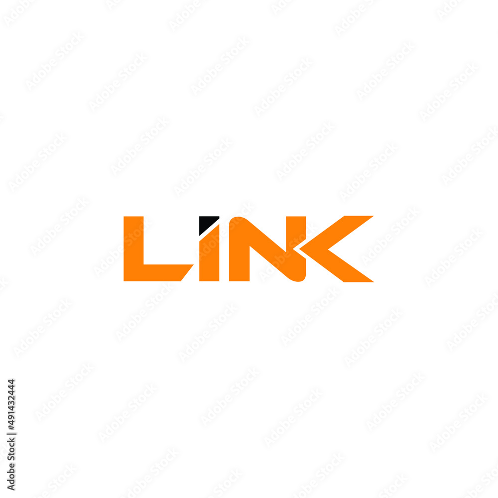 Obraz premium Link Connected, Transfer, Data & Information logo Design illustration.