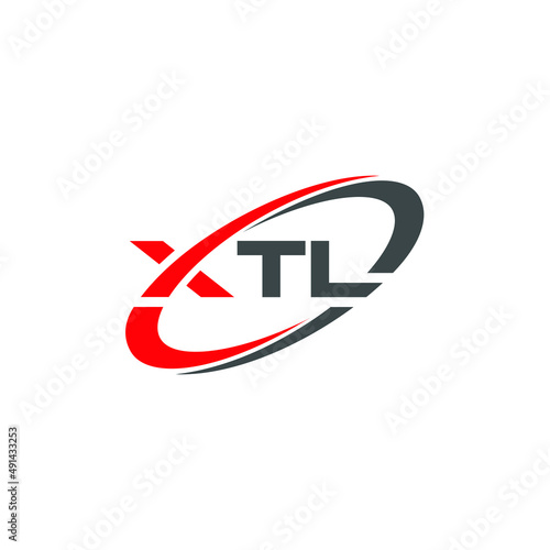 XTL letter creative modern generic elegant  swoosh logo