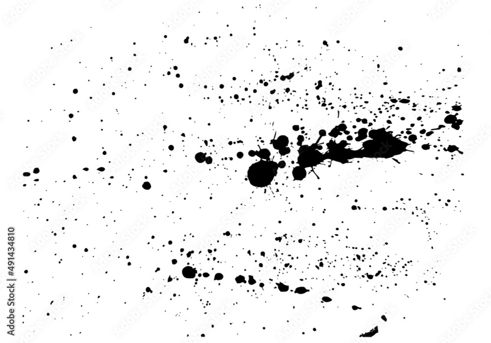Fototapeta premium Paint splatter background. Vector illustration