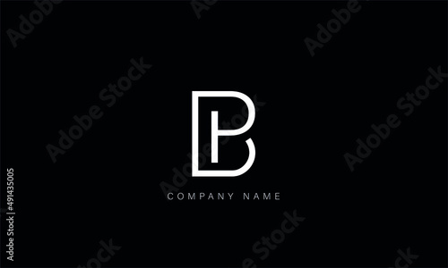 Canvas-taulu BP, PB, BP, Letters Logo Monogram