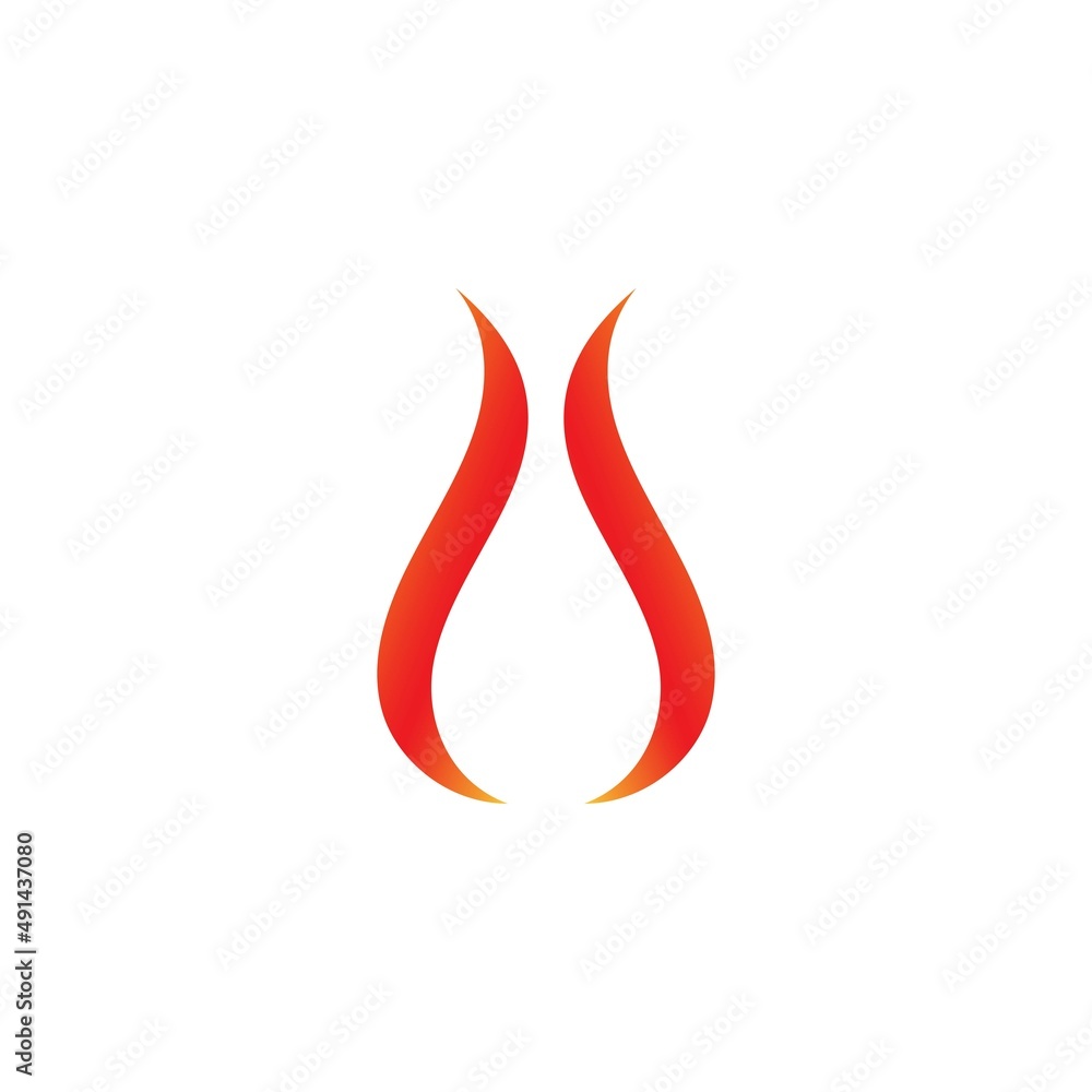 Fire flame logo vector illustration design template Fire flame logo vector illustration design template