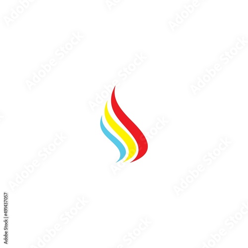Free Download Fire flame logo vector illustration design template - GFXLoad
