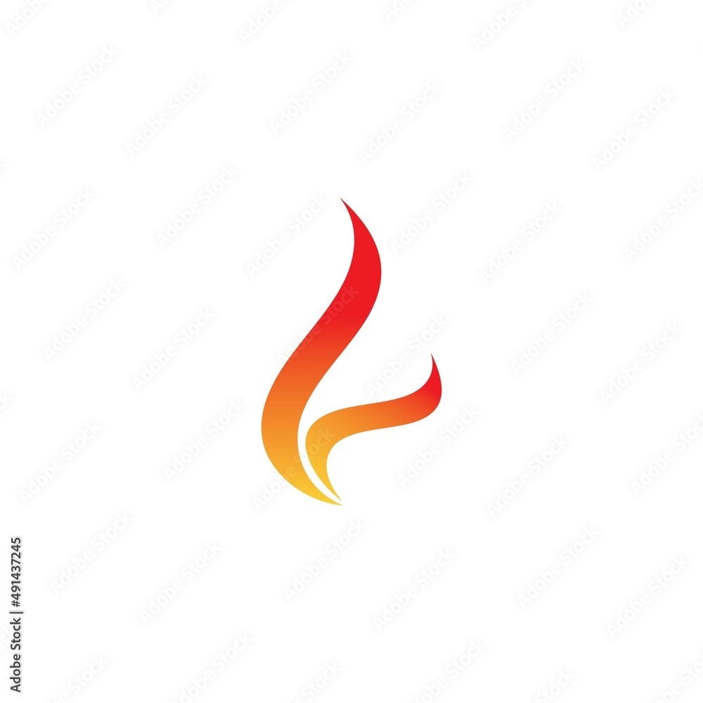 Fire flame logo vector illustration design template Fire flame logo vector illustration design template