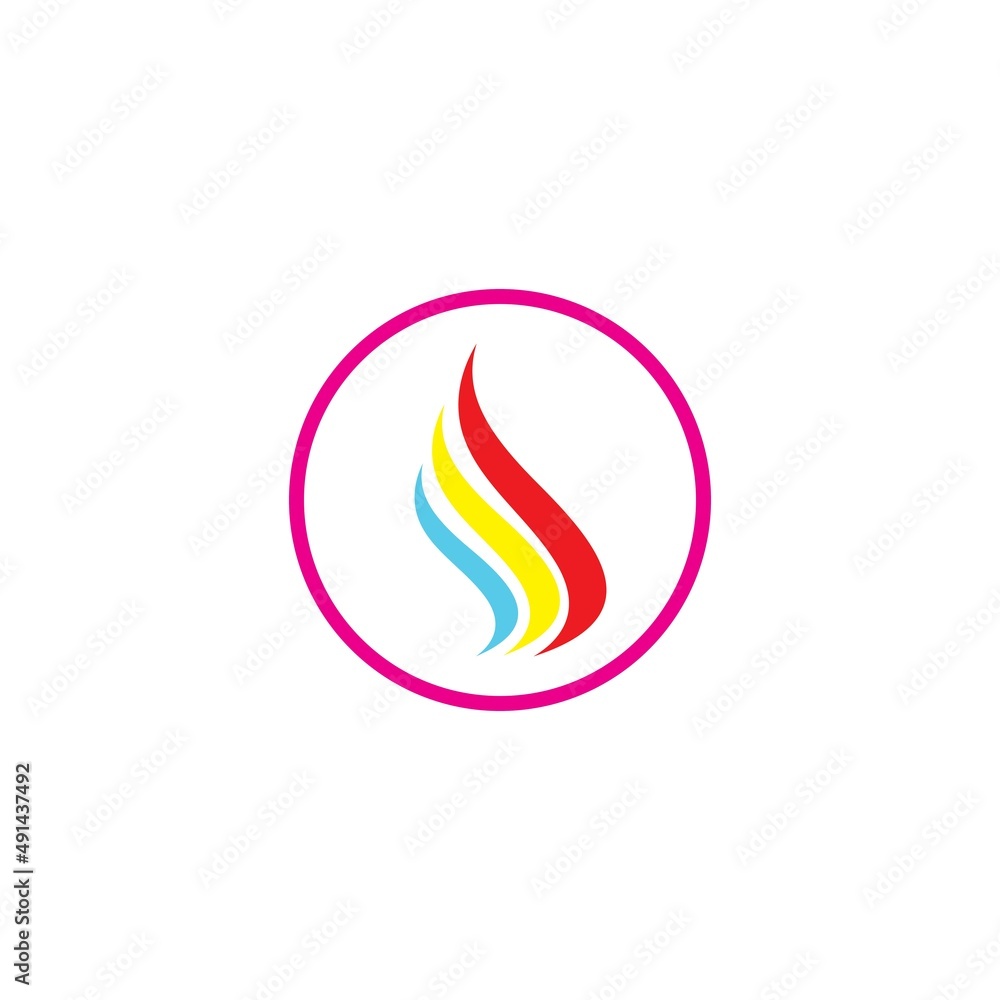 Fire flame logo vector illustration design template Fire flame logo vector illustration design template