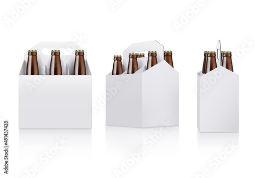 White Box Package Realistic Mockup