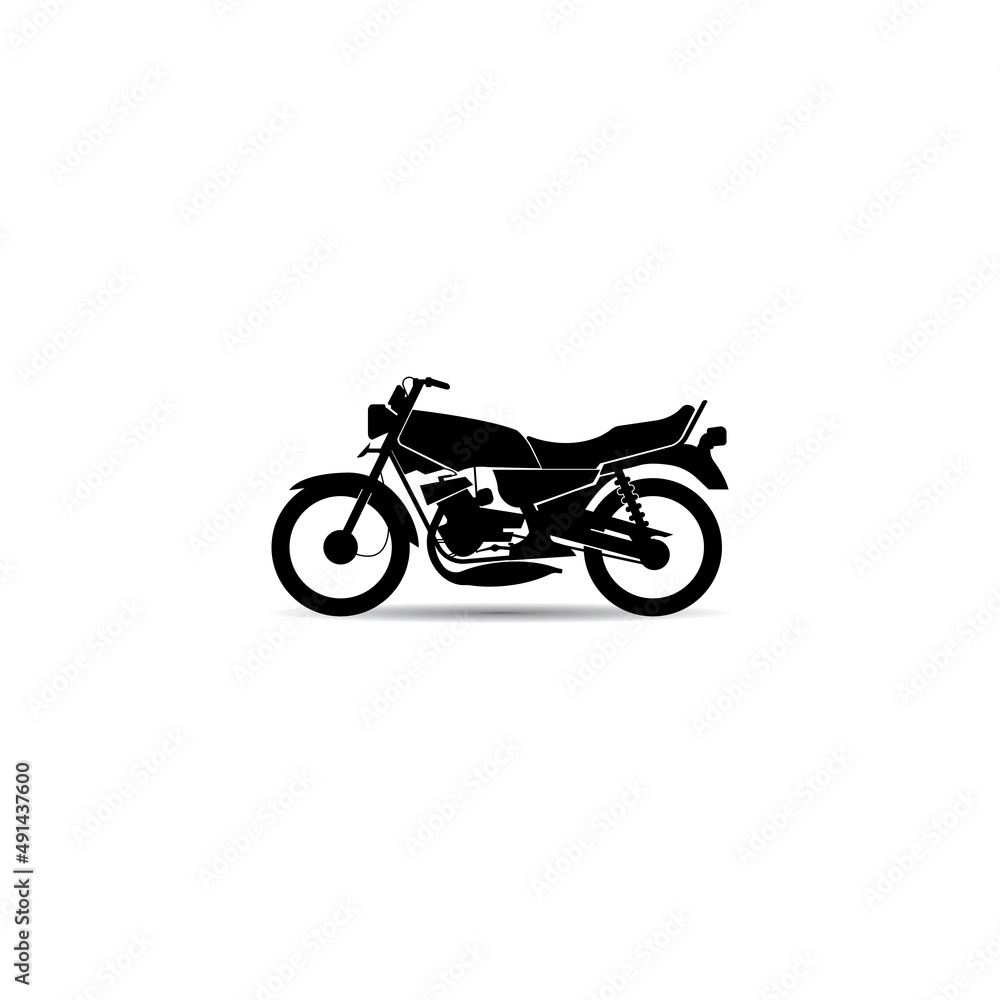 motorcycle Icon vector design illustration logo