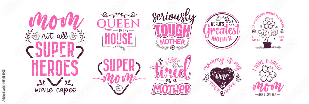 lettering, mothers day quote, funny lettering for print, t-shirt and card lettering, mothers day quote, funny lettering for print, t-shirt and card