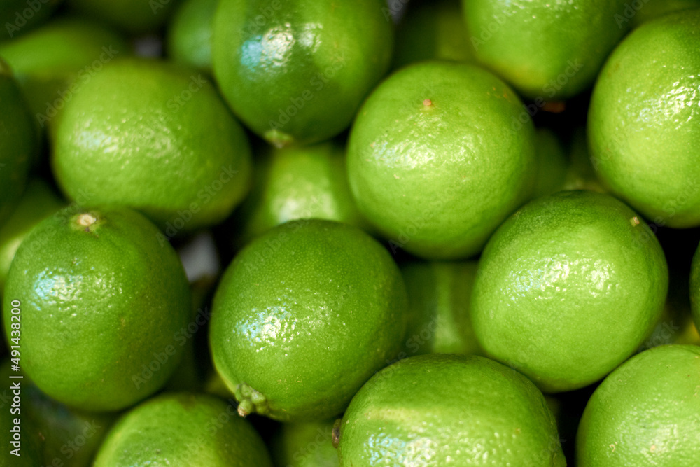 Fresh and healthy. Cropped shot of fresh and shiny limes. Fresh and healthy. Cropped shot of fresh and shiny limes.