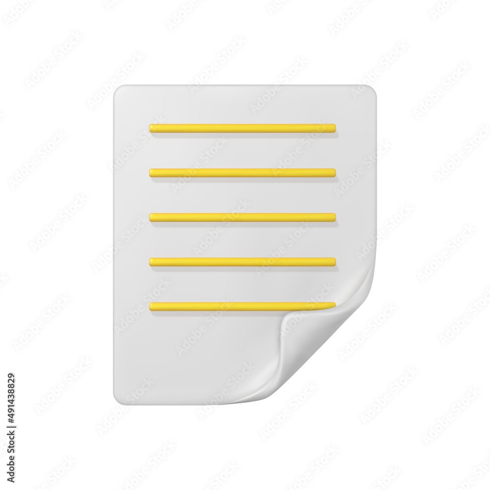Document in cartoon 3d style. Paper icon in cartoon design isolated on white background. Vector illustration Document in cartoon 3d style. Paper icon in cartoon design isolated on white background Document in cartoon 3d style. Paper icon in cartoon design isolated on white background. Vector illustration Document in cartoon 3d style. Paper icon in cartoon design isolated on white background
