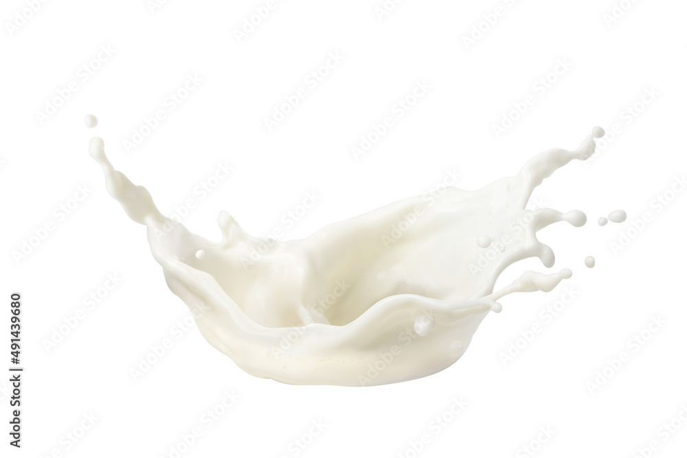 Milk splash isolated on white background. Milk splash isolated on white background.