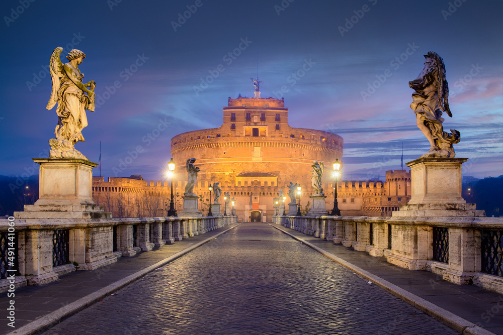Obraz premium Castel Sant'Angelo in Rome, Italy