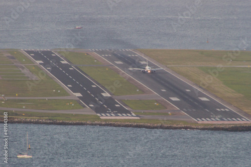 runway at Santos Dumont Airport in Rio de Janeiro. photo