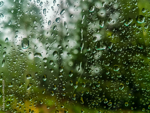 rain drops on a window , image taken in sweden, scandinavia, , europe