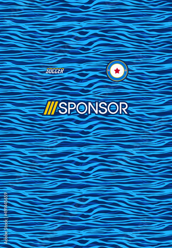 Soccer jersey design for sublimation 
