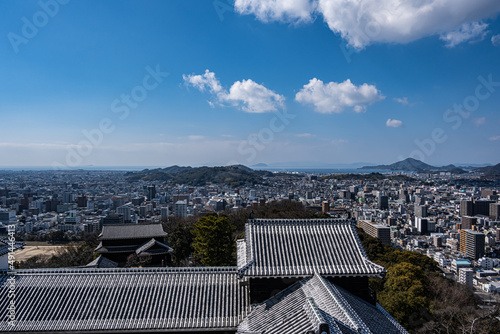 松山城 - 天守閣からの眺望 © 晃一 角田