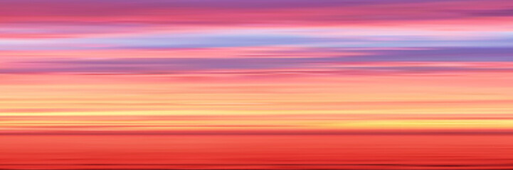 Keuken achterwand Rood Dramatische zonsondergang met kleurverloop  © Valerii
