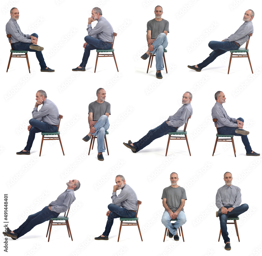 Premium Vector | Vector of people standing in various poses on a white  background