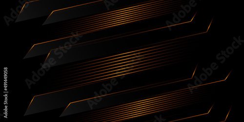 Luxury black and gold background