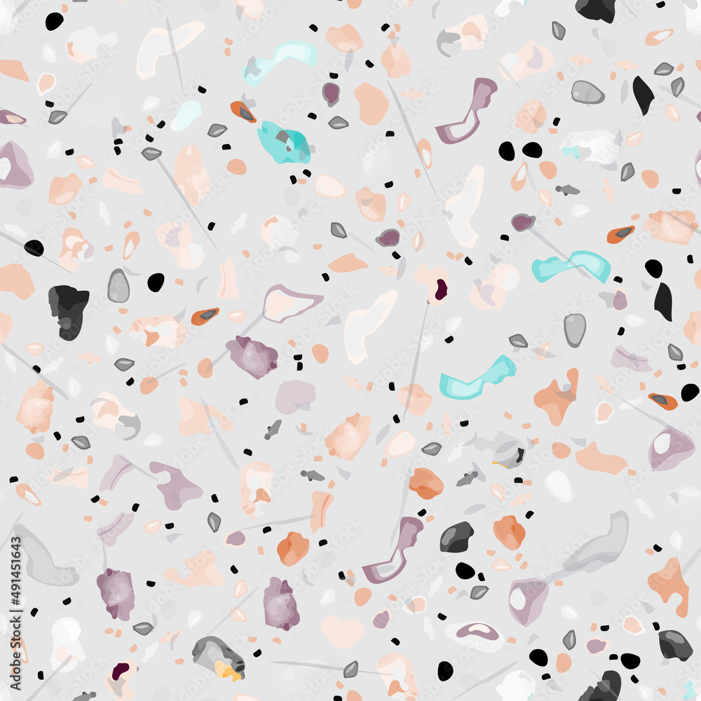 Terrazzo Texture Vector. Flooring Seamless Pattern Terrazzo Texture Vector. Flooring Seamless Pattern