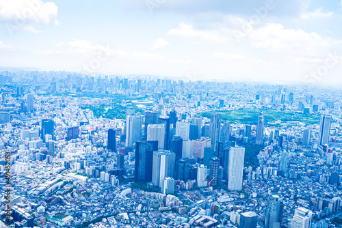 新宿・空撮写真