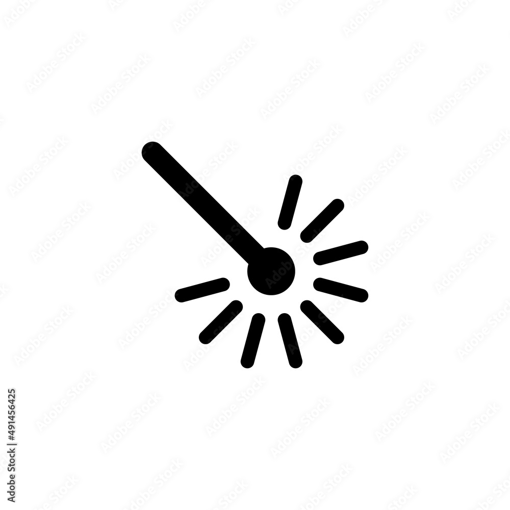 Magician Wand, Wizard Illusionist Magic Stick. Flat Vector Icon illustration. Simple black symbol on white background. Magician Wand, Wizard Stick sign design template for web and mobile UI element. Magician Wand, Wizard Illusionist Magic Stick. Flat Vector Icon illustration. Simple black symbol on white background. Magician Wand, Wizard Stick sign design template for web and mobile UI element.
